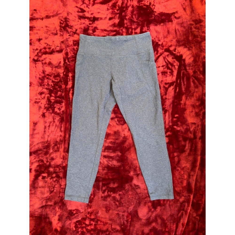 Calvin Klein Performance Blue Leggings Women's M High Rise Yoga Athletic Pants